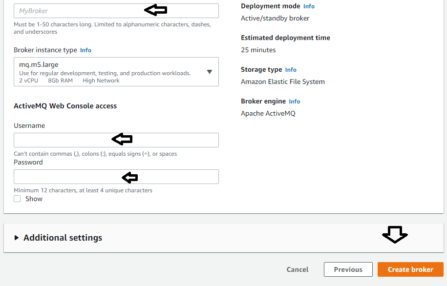 ActiveMQ Additional settings