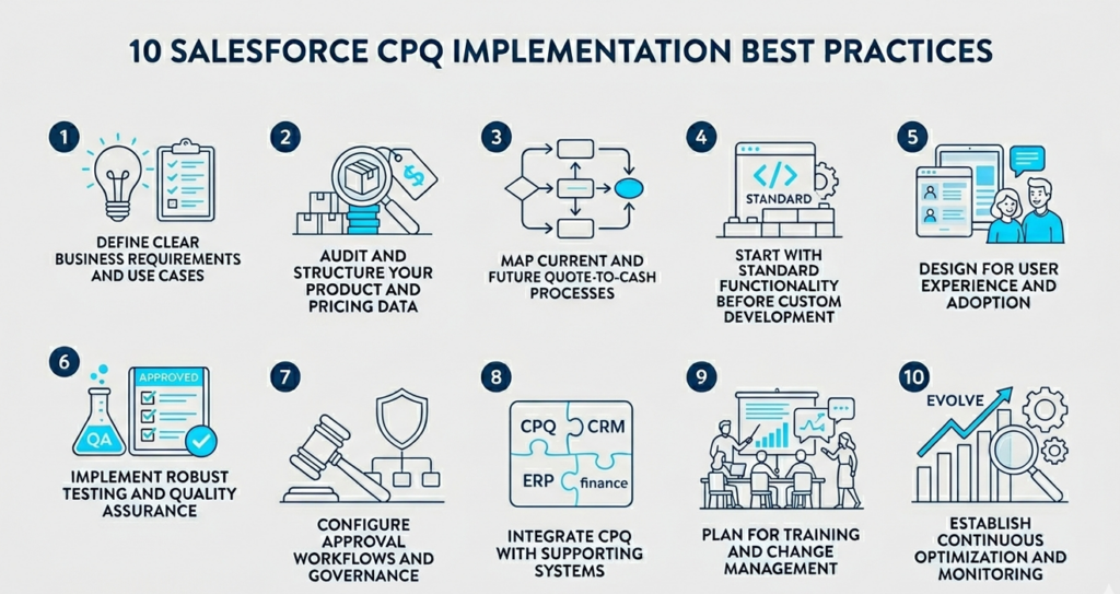 10 Salesforce CPQ Implementation Best Practices